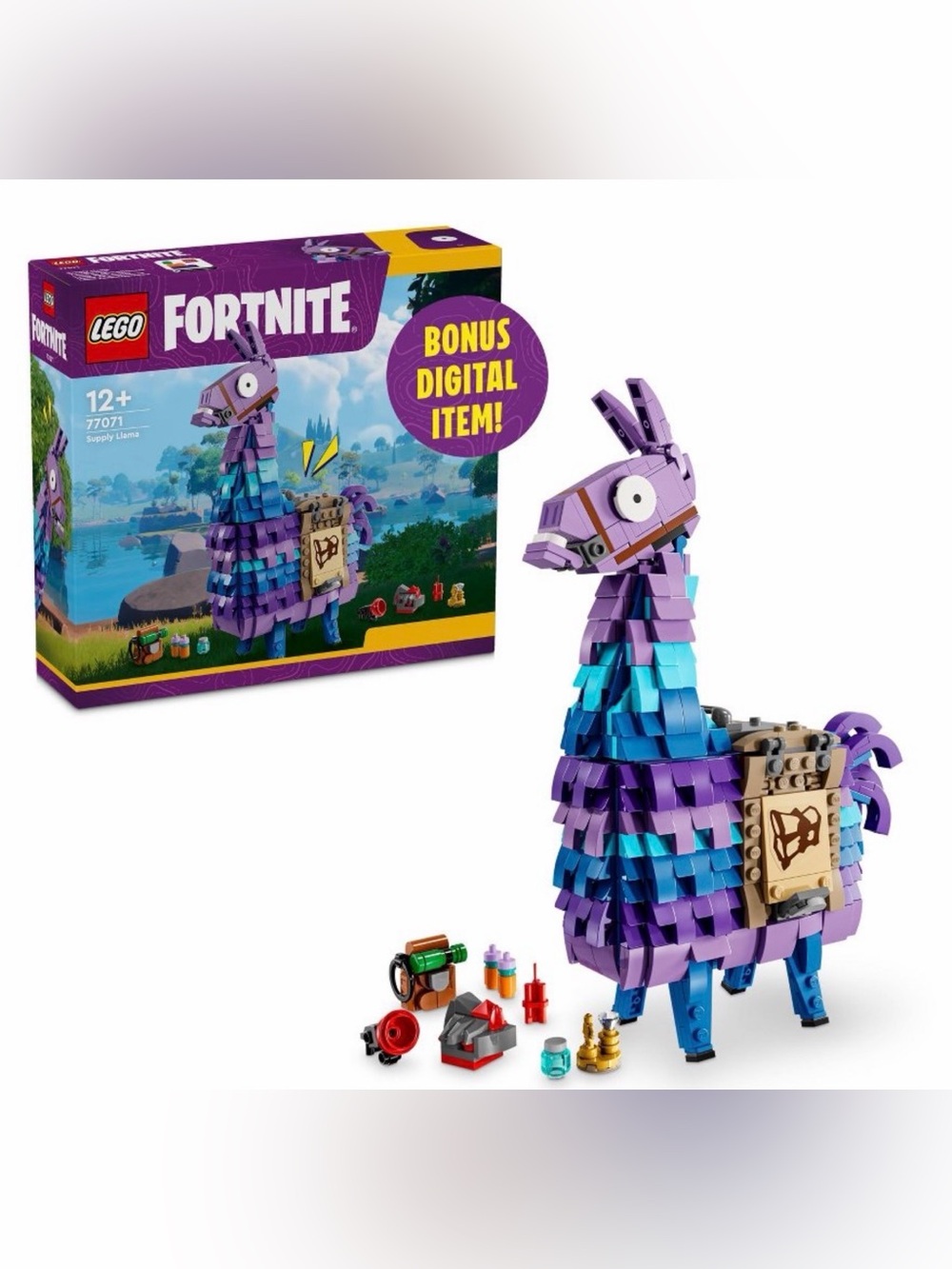 LEGO Fortnite Supply Llama 77071 Building Toy Collectible Discontinued new-read
